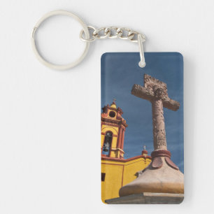 Porte-clés Mexique, Bernal. Vue de l'Iglesia de San Sebastian
