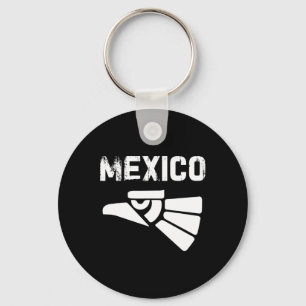 Porte-clés Mexique Drapeau Mexicain Vintage Fierté Hecho En M