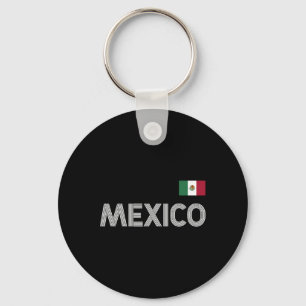 Porte-clés Mexique Vintage Mexicaine Flag Pride Casquette Jer