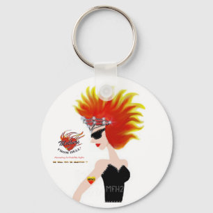 Porte-clés MFH2 - Cheveux flamboyants et Porte - clé Tiara