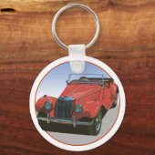 Porte-clés MG TF rouge (Recto)