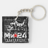 Porte-clés Mi-24 gros hélicoptère soviétique (Dos)