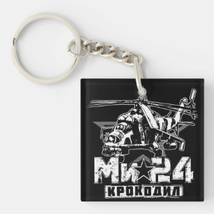 Porte-clés Mi-24 gros hélicoptère soviétique