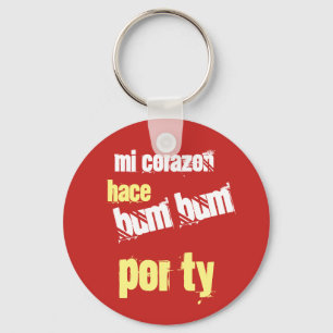 Porte-clés mi corazon hace bum