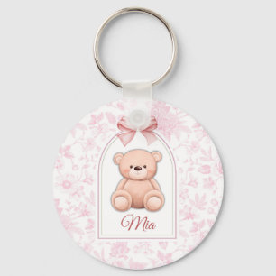 Porte-clés Mia   Conception personnalisée d'ours en peluche r