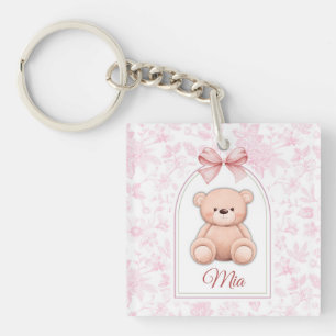 Porte-clés Mia Conception personnalisée d'ours en peluche r