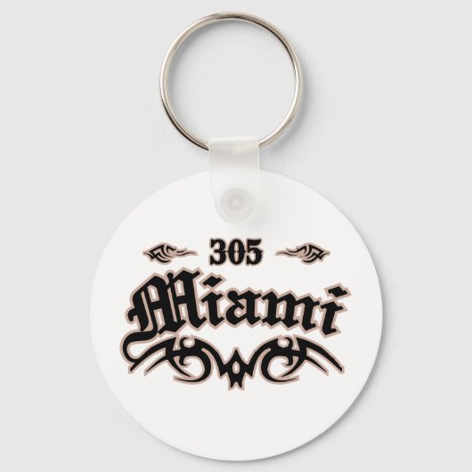 Porte-clés Miami 305 (Recto)