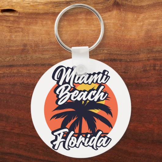Porte-clés Miami Beach, Floride (Verso)
