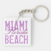 Porte-clés Miami Beach Floride (Dos)
