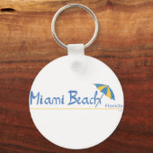 Porte-clés Miami Beach, Floride Cool parapluie (Recto)
