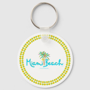 Porte-clés Miami Beach, Floride Je t'aime Porte - clés