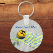 Porte-clés Miami Beach Vibes (Recto)