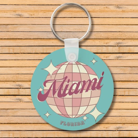Porte-clés Miami City Florida voyage souvenir