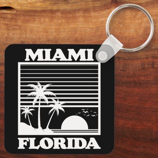 Porte-clés Miami, Floride (Verso)