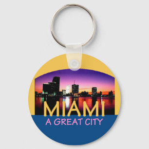 Porte-clés Miami la Floride un grand porte - clé de ville