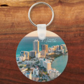 Porte-clés Miami South Beach Floride Vue océan (Recto)