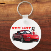 Porte-clés Miata MX-5 Red Hot (Recto)