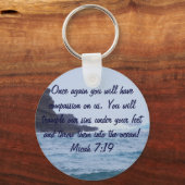 Porte-clés Micah 7:19_porte - clé Océan (Recto)