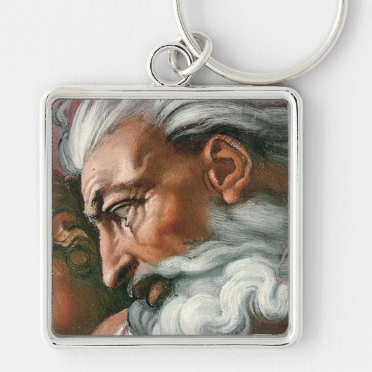 Porte-clés Michelangelo Création Adam Dieu Art (Devant)