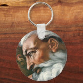Porte-clés Michelangelo Création Adam Dieu Art (Recto)