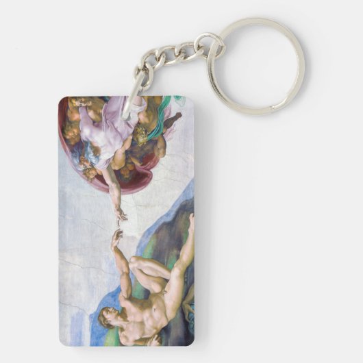 Porte-clés Michelangelo - Création d'Adam Isolé (Dos)
