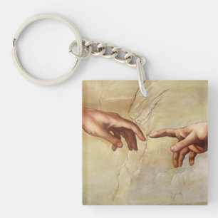 Porte-clés Michelangelo Création de la chapelle Sixtine Adam