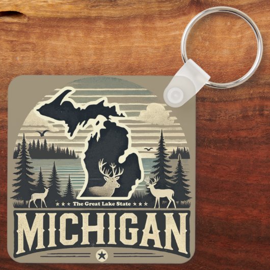Porte-clés Michigan (Verso)