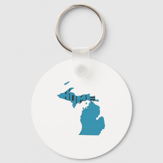 Porte-clés Michigan Home State (Recto)