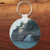 Porte-clés Michigan Petit Portal Geology Photo (Recto)