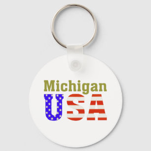 Porte-clés Michigan USA!