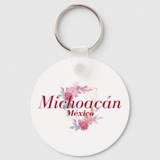 Porte-clés Michoacan Mexique Voyage Destination Bridesmaid (Recto)