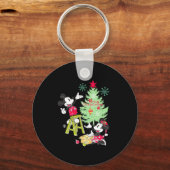 Porte-clés Mickey Minnie Clic Christmas Tree (Recto)