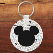 Porte-clés Mickey Mouse Fun Birthday key chain favor (Verso)