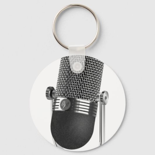 Porte-clés Microphone classique (Recto)