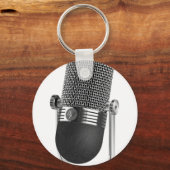 Porte-clés Microphone classique (Recto)