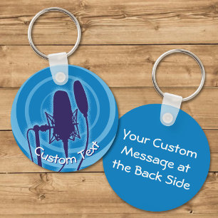 Porte-clés Microphone de Studio