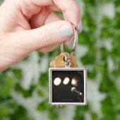 Porte-clés Microphone et projecteurs (main)