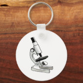 Porte-clés Microscope scientifique (Recto)