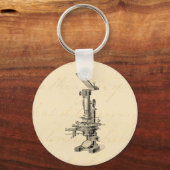 Porte-clés Microscopes rétroscopiques d'illustration au micro (Recto)