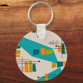 Porte-clés Mid-Century Modern Abstract #55 (Recto)