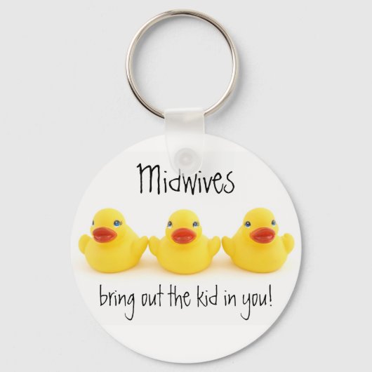 Porte-clés Midwids et canards jaunes en caoutchouc (Recto)