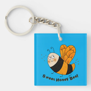 Porte-clés Miel Bee Porte - clés personnalisés