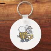 Porte-clés miel d'accaparement d'abeilles (Recto)
