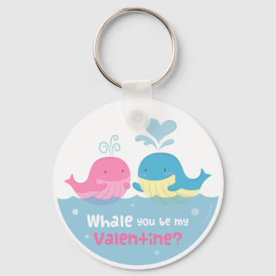 Porte-clés Mignon Baleine Tu Seras Mienne Pun de la Saint-Val