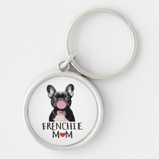 Porte-clés Mignon bouledogue français (Devant)