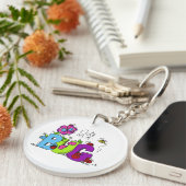 Porte-clés Mignon comme insecte (Devant Droit)