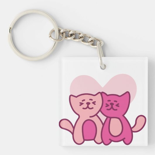 Porte-clés mignon d'amitié (Devant)