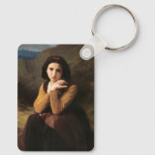 Porte-clés Mignon Innocence d'une adolescente, Bouguereau (Verso)