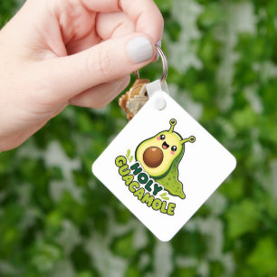 Porte-clés Mignon Kawaii Holy Guacamole Escargot Avocat Dessi