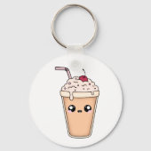 Porte-clés Mignon Milkshake Kawaii – Design Autoco (Verso)